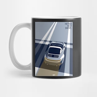 911 Targa: Never Not Drive (Blue) Mug